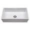 Msi Farmhouse White Single Bowl 33in X 18in Porcelain Undermount Kitchen Sink ZOR-PT-SNK-0015 - alternate 1